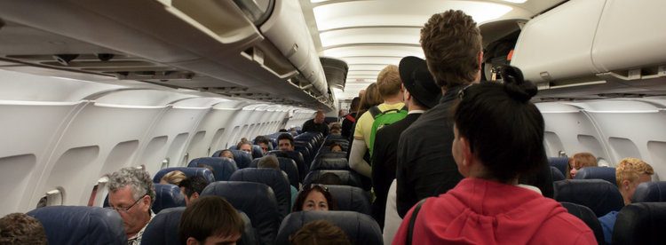 flyet er overbooket