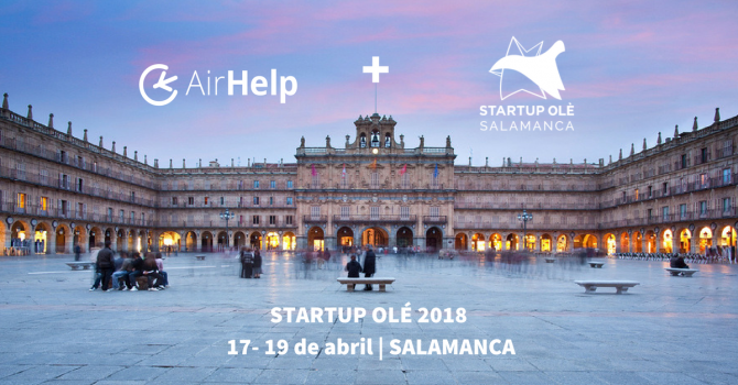 AirHelp estará presente en Startup Olé 2018