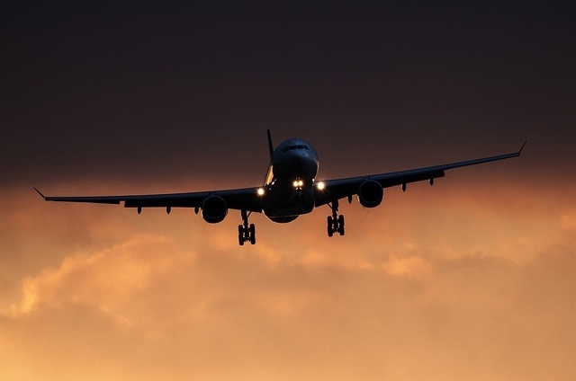 Airplane Carrying Checked Luggage