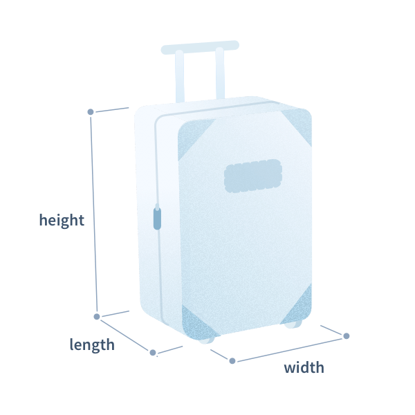 ideal luggage size for international travel