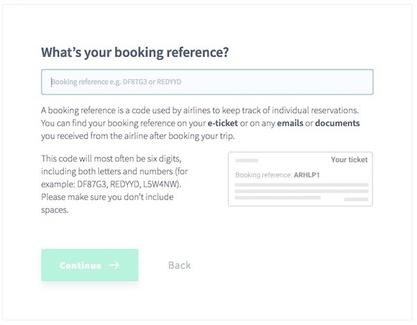 How to find your booking reference