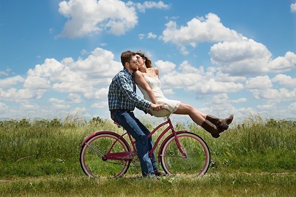 Couple on bike