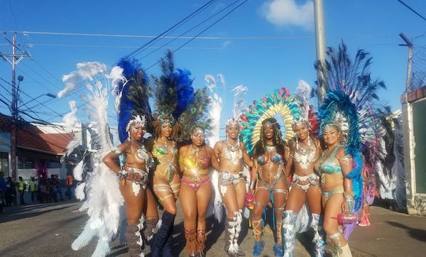 group in costume at carnival