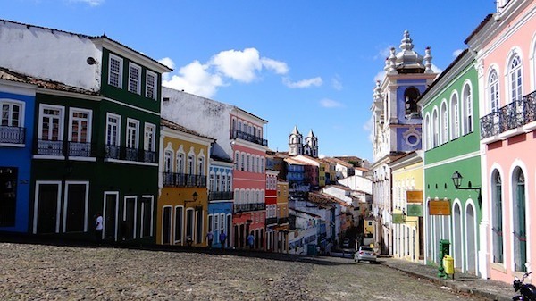 Street in Salvador, Brazil