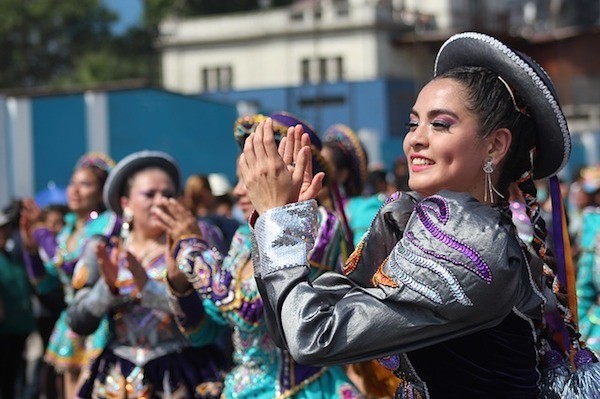 Dancers in Lima, Peru