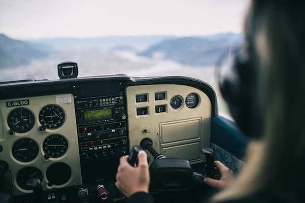 inside of cockpit