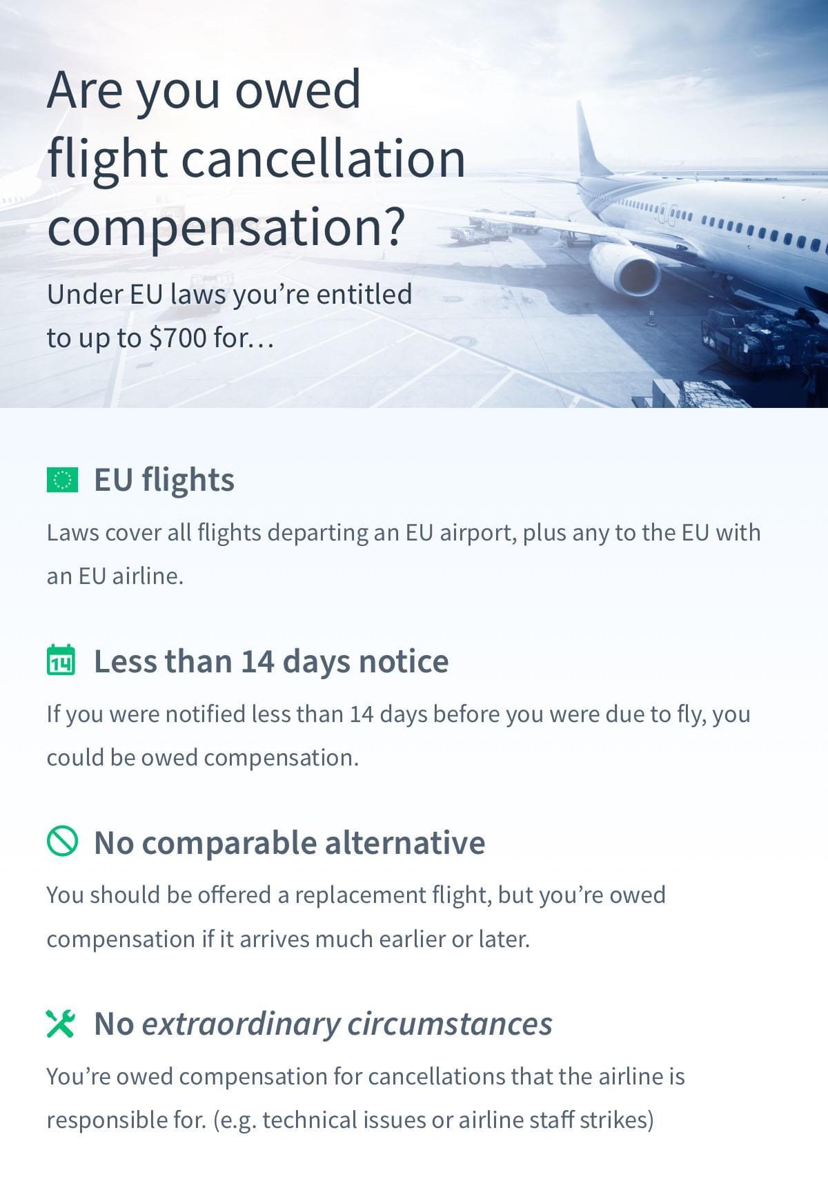 eu flight cancellation compensation